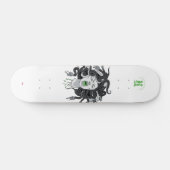"Medusa" grau Skateboard (Horizontal)