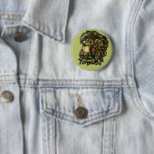 Medusa Green Snakes Gorgon Button (Beispiel)