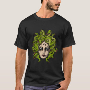 Medusa Griechische Göttin Snakes Antikes Griechenl T-Shirt