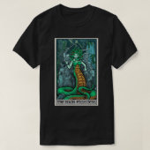 Medusa, griechischer Mytholo, Tarot der Hohepriest T-Shirt (Design vorne)