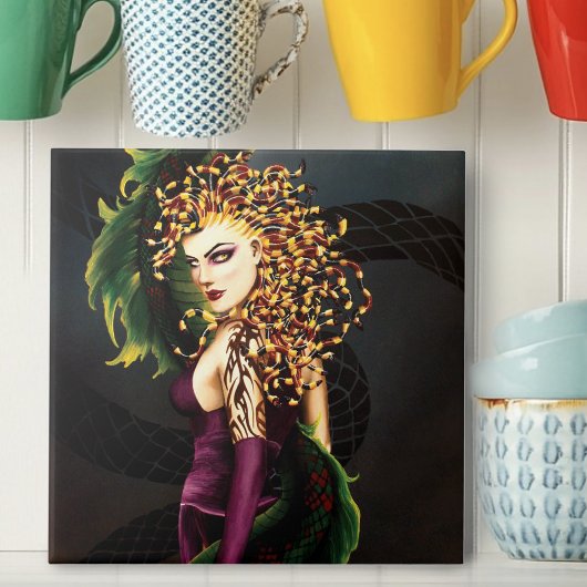Medusa Grithology Snake Gorgon Fliese