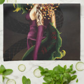 Medusa Grithology Snake Gorgon Geschirrtuch (Gefaltet)