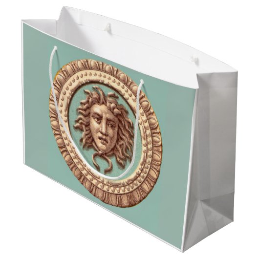 Medusa Große Geschenktüte (Rückseite Schrägansicht)