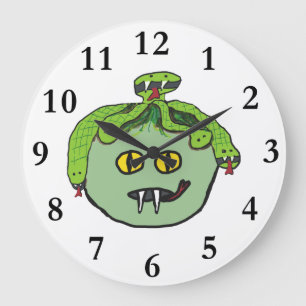 Medusa Große Wanduhr
