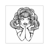 Medusa Gummistempel (Prägung)