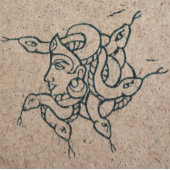 Medusa Gummistempel
