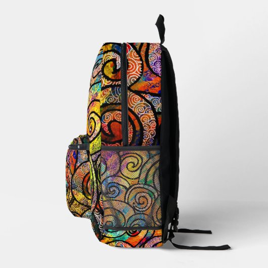 Medusa-Haarwecker Bedruckter Rucksack (Rechts)