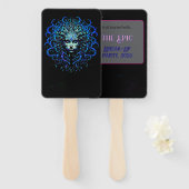 Medusa Hand Fan Fächer (Vorne und Hinten)