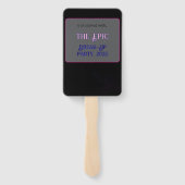 Medusa Hand Fan Fächer (Rückseite)