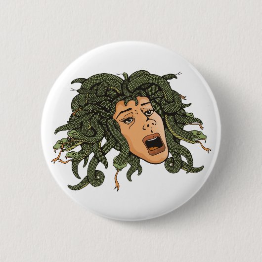Medusa Head Button (Vorderseite)