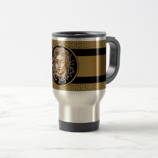 Medusa Head Gold Chain Mug Reisebecher