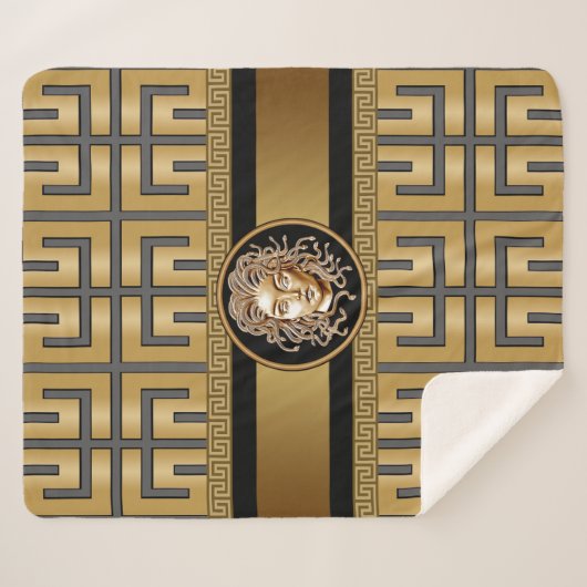 Medusa Head Gold Sherpadecke (Vorderseite (Horizontal))