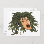 Medusa Head Postkarte (Vorne/Hinten)
