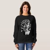 Medusa Head Snake Hair Greek Mythology Ancient Lov Sweatshirt (Vorne ganz)