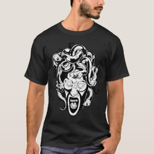 Medusa Head Snake Hair Mythology Alt Griechisch T-Shirt