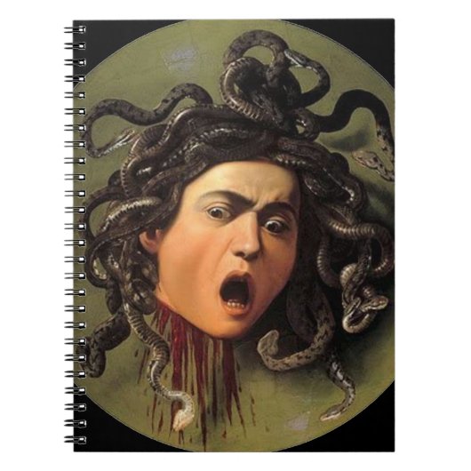 Medusa Head von Caravaggio Notizblock (Vorderseite)