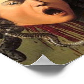 Medusa Head von Caravaggio Poster (Ecke)