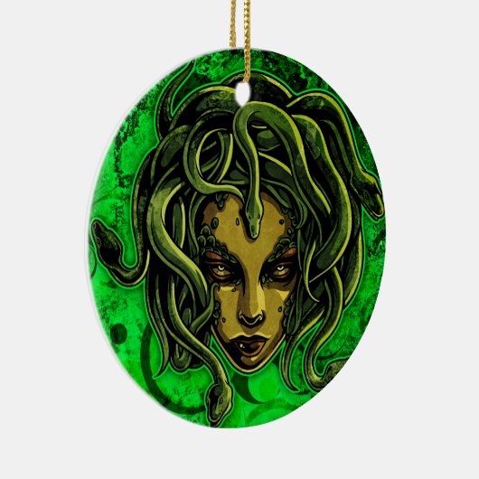 Medusa Keramik Ornament (Rechts)