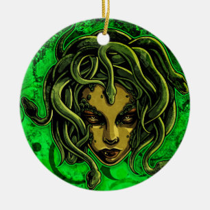 Medusa Keramik Ornament