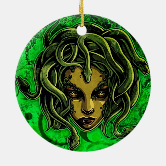 Medusa Keramik Ornament (Hinten)