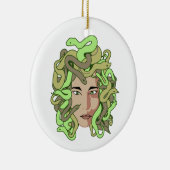 Medusa Keramik Ornament (Rechts)