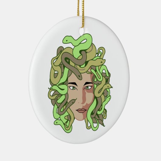 Medusa Keramik Ornament (Rechts)