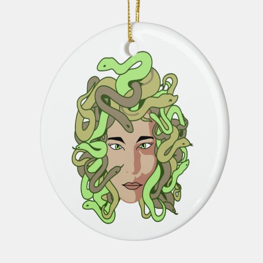 Medusa Keramik Ornament (Links)