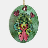 Medusa                                             keramik ornament (Rechts)