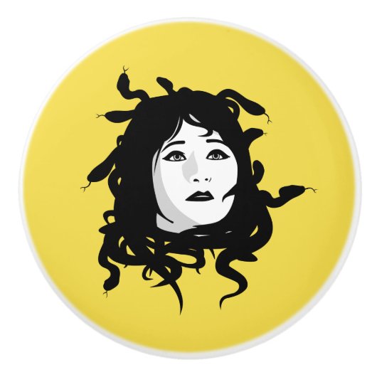 Medusa Keramikknauf (Vorderseite)