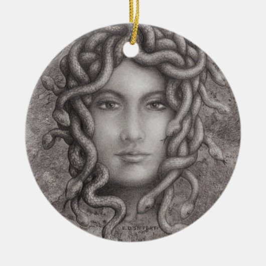 Medusa Keramikornament (Vorne)