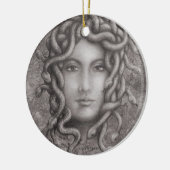 Medusa Keramikornament (Links)