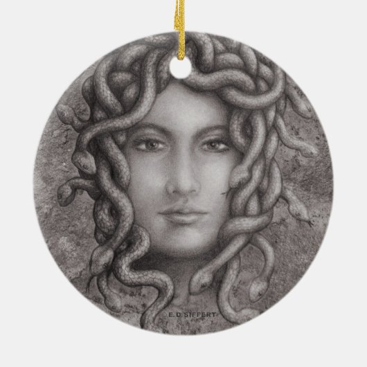 Medusa Keramikornament (Hinten)