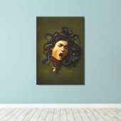 Medusa Kopf Caravaggio Malerei Kunst Mythologie ca Leinwanddruck (Insitu (Holzboden))