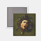 Medusa Kopf Caravaggio Malerei Kunst Mythologie ca Magnet (Vorderseite/Rückseite)