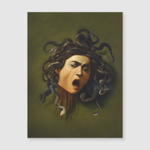 Medusa Kopf Caravaggio Malerei Kunst Mythologie ca Magnetkarte