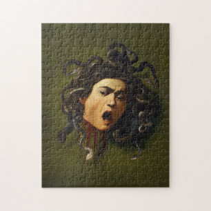 Medusa Kopf Caravaggio Malerei Kunst Mythologie ca Puzzle