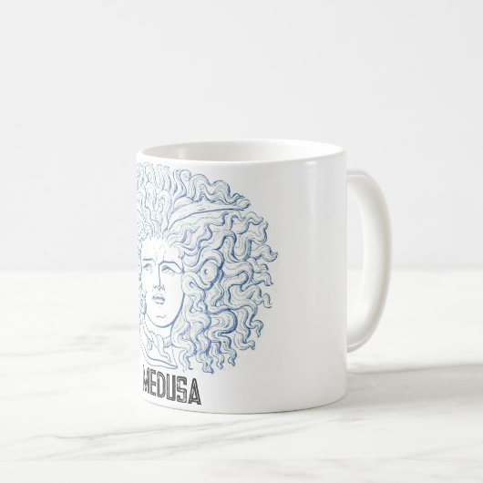 Medusa - Kopf Kaffeetasse (VorderseiteRechts)