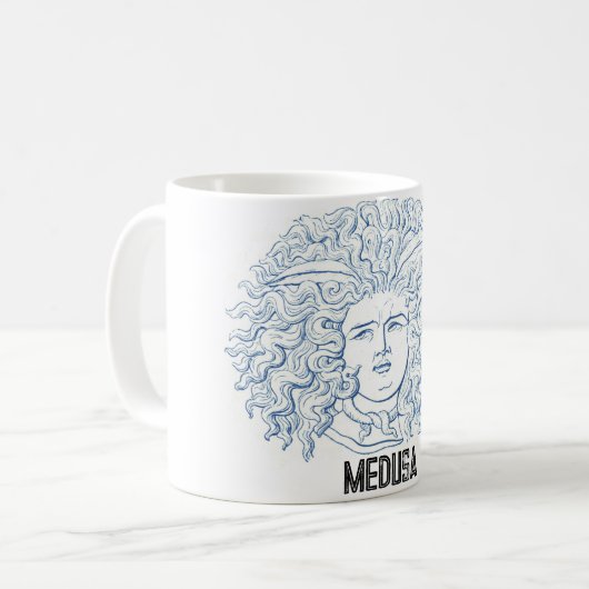 Medusa - Kopf Kaffeetasse (Vorderseite Links)