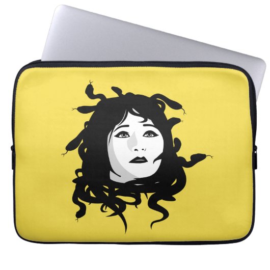 Medusa Laptopschutzhülle (Vorderseite)