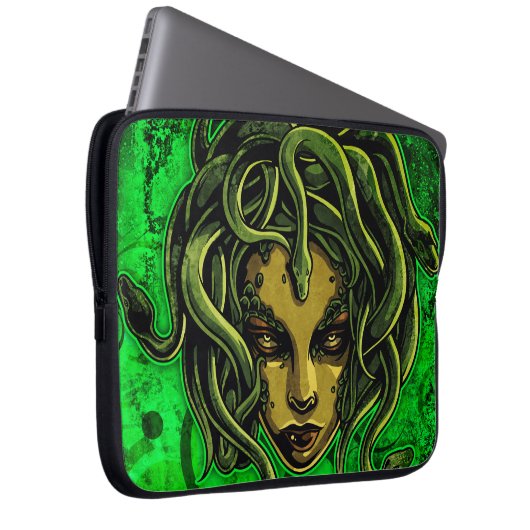 Medusa Laptopschutzhülle (Vorne Rechts)