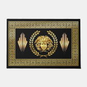 Medusa Laurel Wreath Griechisch Key Door Mat Fußmatte (Vorderseite)