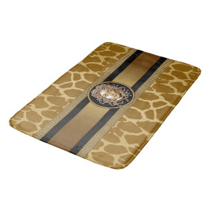 Medusa Luxus Giraff Print Bath Mat Badematte