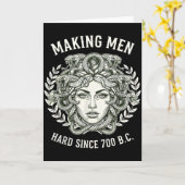 Medusa macht Männer seit 700 v. Chr. hart Griechis Karte (Gelbe Blume)