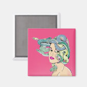 Medusa Magnet (Vorderseite/Rückseite)