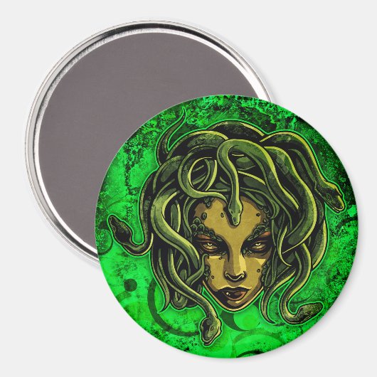 Medusa Magnet (Vorderseite/Rückseite)