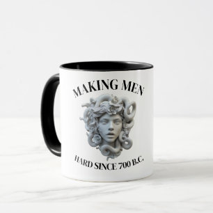 MEDUSA, MÄNNER SEIT 700 V.CHR. HART MACHEND TASSE