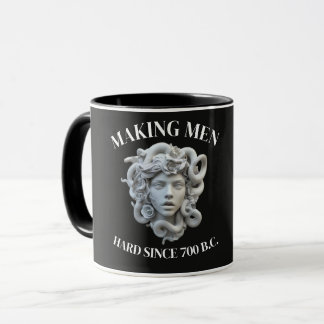 MEDUSA, MÄNNER SEIT 700 V.CHR. HART MACHEND TASSE