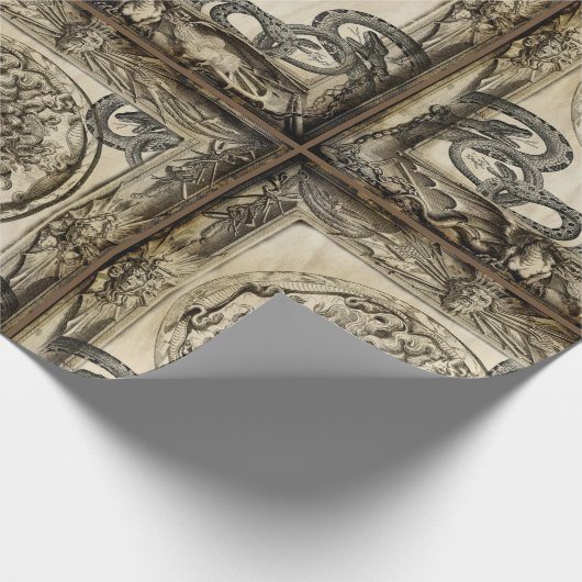 Medusa-Manuskript-Packpapier Geschenkpapier (Ecke)