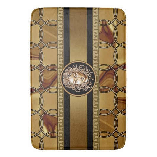 Medusa Marble Bath Mat Badematte (Vorderseite Vertikal)
