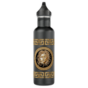 Medusa Medallion Gold Edelstahlflasche